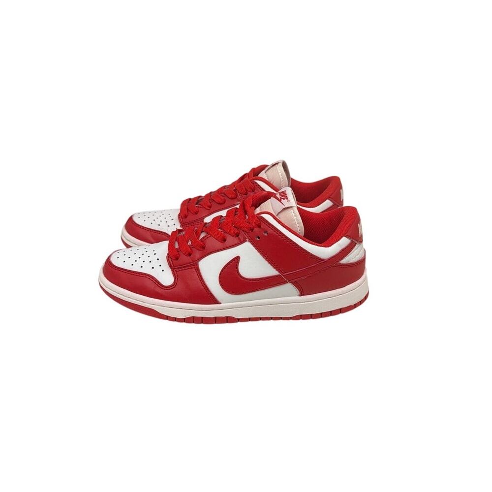 Nike Shoes Dunk Low Retro SP Red White Sneakers Women's 8
